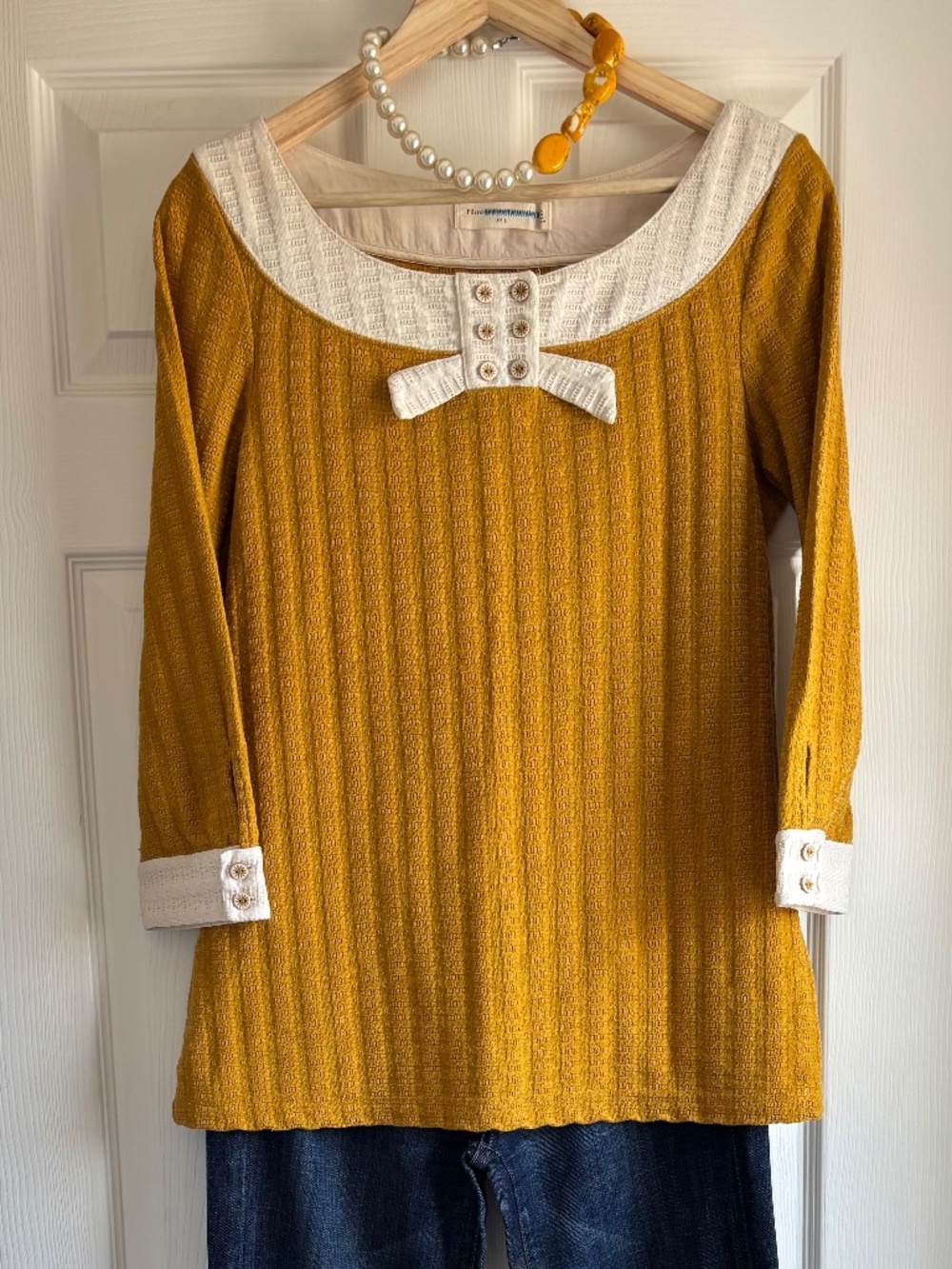 Pilcro Anthropologie 3/4 Sleeve Top